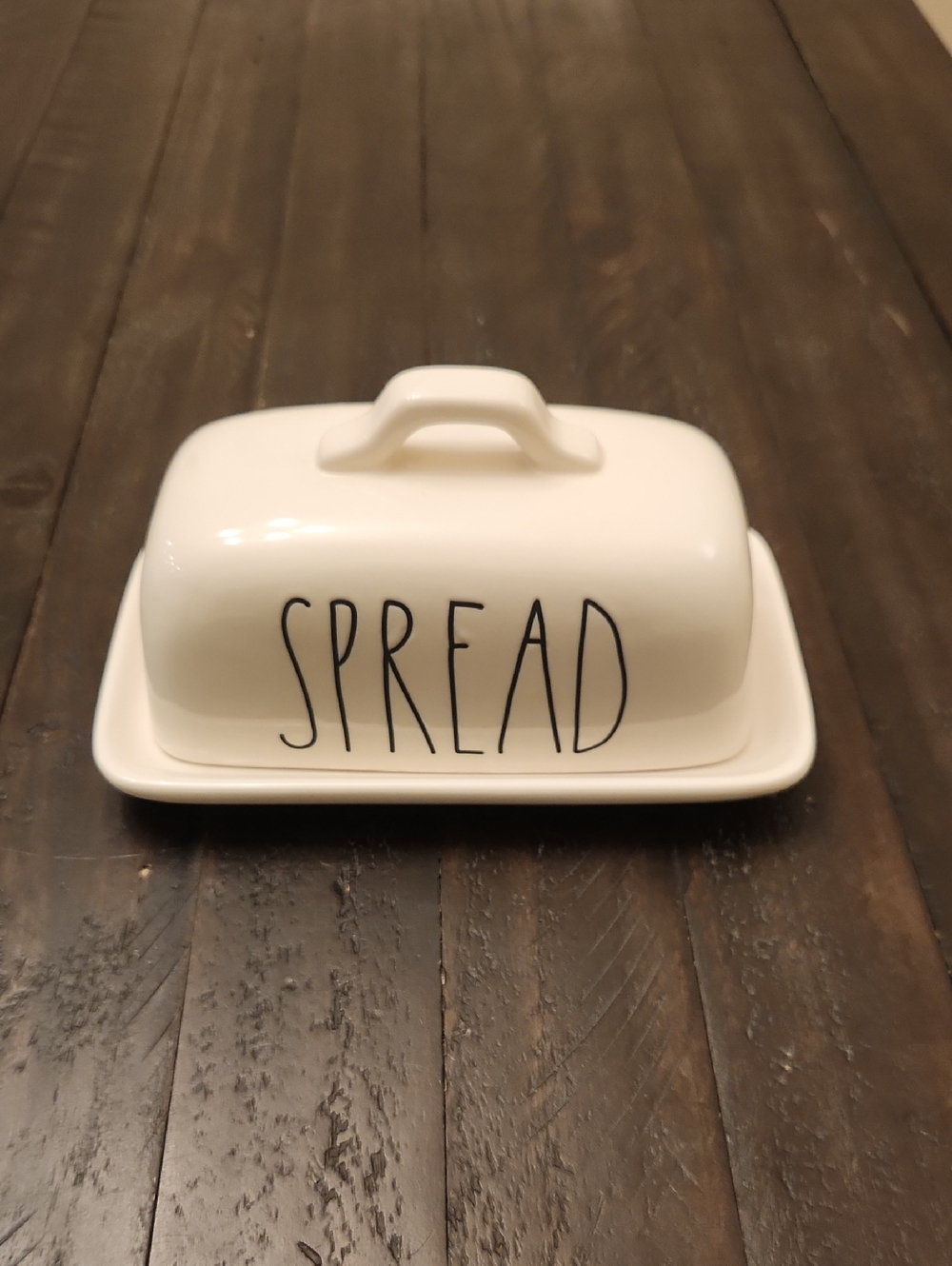 Rae Dunn "Spread" Butter Dish